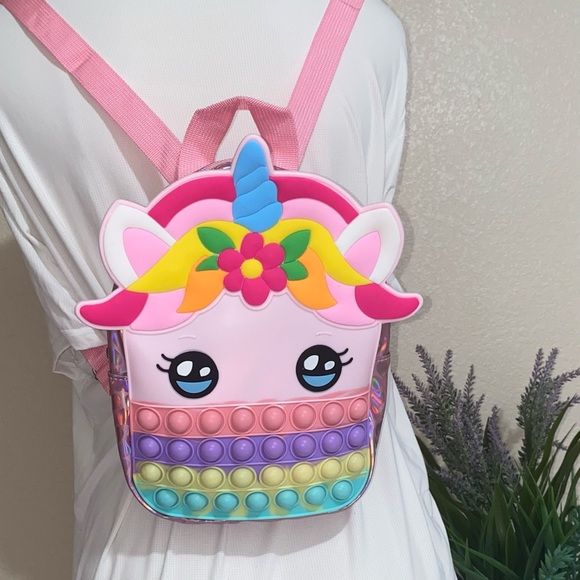 UNICORN POPIT Bagpack for Girls and Women. - Picture 2 of 4